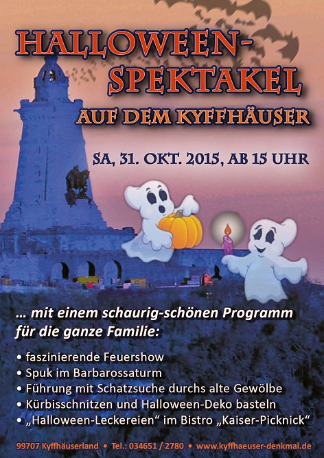 Halloween-Spektakel auf dem Kyffh&auml;user (Foto: Stadtmarketing Bad Frankenhausen)