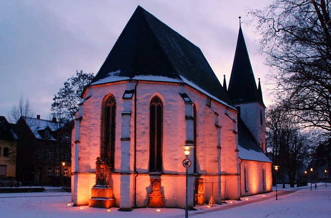 Die Marienkirche. Hier k&ouml;nnten sich einige Mitglieder, insbesondere Veronika Otto, vorstellen, ber&uuml;hmte Sangerh&auml;user mit Text-Bild-Tafeln zu ehren. (Foto: Jochen Miche)