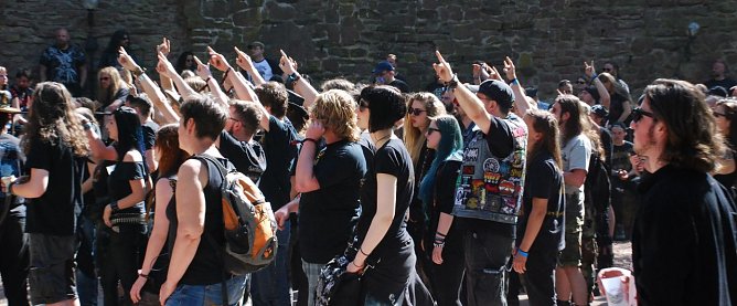 Darktroll Festival in Bornstedt: Musik verbindet. (Foto: Jochen Miche)