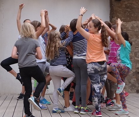 Kinder in ihrem Element: als Aktive, Kreative, Positive. Zu erleben im Schloss Kannawurf. (Foto: Privat)