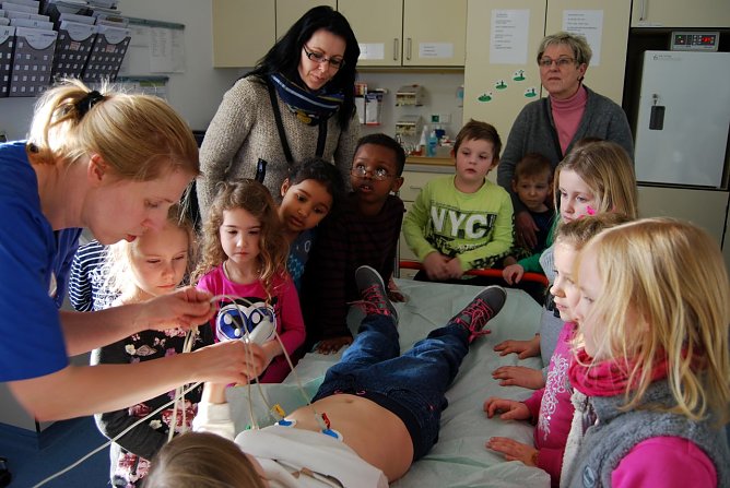 Spannend, den Herzschlag zu hören (Foto: Helios/G. Lakomy) Spannend, den Herzschlag zu hören (Foto: Helios/G. Lakomy)