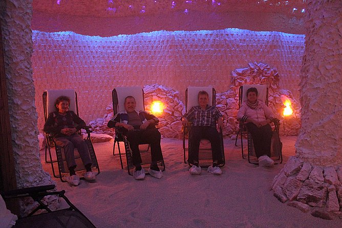 Das Besondere an der Salzgrotte (Foto: Karl-Heinz Herrmann) Das Besondere an der Salzgrotte (Foto: Karl-Heinz Herrmann)