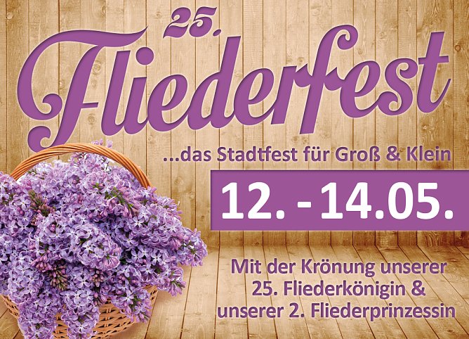 Jubiläum - 25. Frankenhäuser Fliederfest (Foto: Stadtmarketing Bad Frankenhausen) Jubiläum - 25. Frankenhäuser Fliederfest (Foto: Stadtmarketing Bad Frankenhausen)