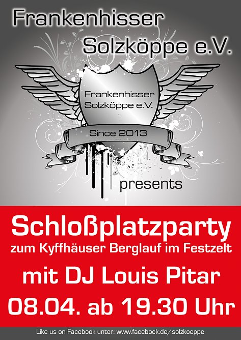 Schlo&szlig;platz-Party zum Kyffh&auml;user-Berglauf (Foto: Stadt Bad Frankenhausen)