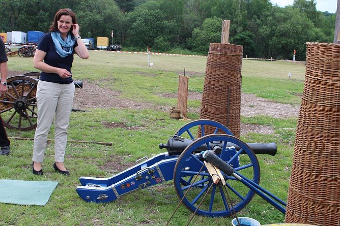 Sponsoren beim Schie&szlig;en auf dem Dickkopf (Foto: Karl-Heinz Herrmann)