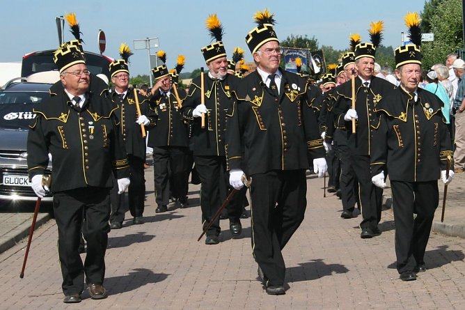 Aufmarsch Bergleute (Foto: Rosenstadt Sangerhausen GmbH)