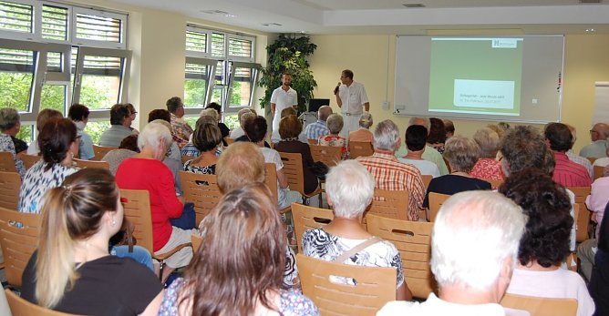 Patientinformation in Hettstedt (Foto: Dagmar Mansfeldt)