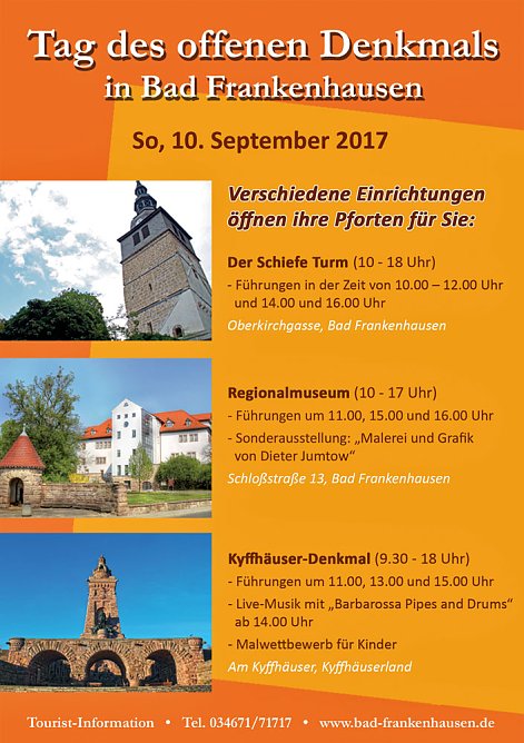 Mit Musik und Führungen.. (Foto: Stadtmarketing Bad Frankenhausen) Mit Musik und Führungen.. (Foto: Stadtmarketing Bad Frankenhausen)