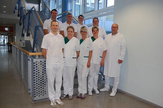 Das Team der Chirurgie Hettstedt (Foto: Dagmar Mansfeldt) Das Team der Chirurgie Hettstedt (Foto: Dagmar Mansfeldt)