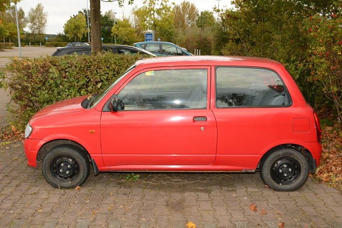 Daihatsu Cuore  (Foto: Polizei)