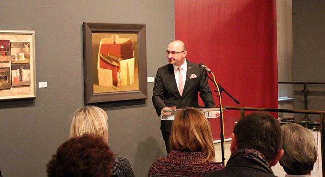 International renommierter K&uuml;nstler stellt aus (Foto: Karl-Heinz Herrmann)