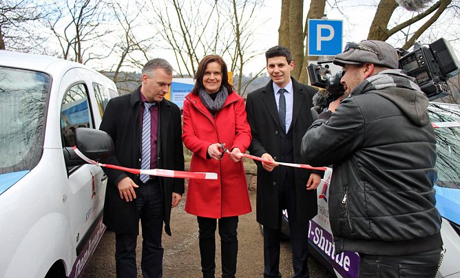 Mit Elektroantrieb zum Kyffhäuserdenkmal (Foto: Karl-Heinz Herrmann) Mit Elektroantrieb zum Kyffhäuserdenkmal (Foto: Karl-Heinz Herrmann)