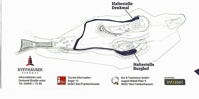 Mit Elektroantrieb zum Kyffhäuserdenkmal (Foto: Kur GmbH) Mit Elektroantrieb zum Kyffhäuserdenkmal (Foto: Kur GmbH)