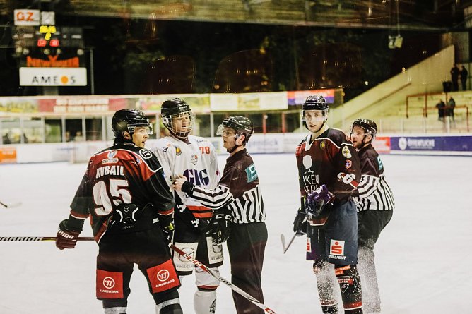 Tordeb&uuml;tanten Gregor Kubail (links) und Florian Kraus (rechts)  (Foto: EC Harzer Falken)