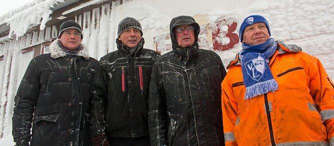 Drei Inspekteure und ein Macher (Foto: HSB)