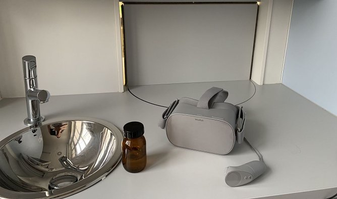 Brille am Testplatz (Foto: HSN)