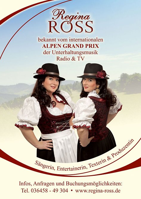 Regina Ross am Kyffh&auml;user-Denkmal (Foto: Stadtmarketing Bad Frankenhausen)