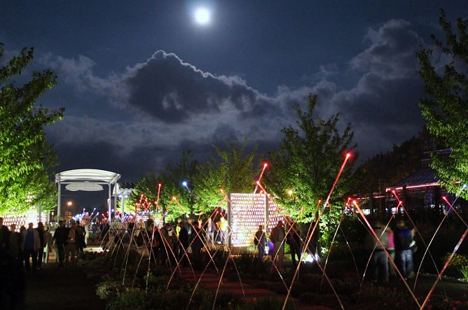 Nacht der 1000 Lichter (Foto: Rosenstadt Sangerhausen GmbH, Karin Thom)