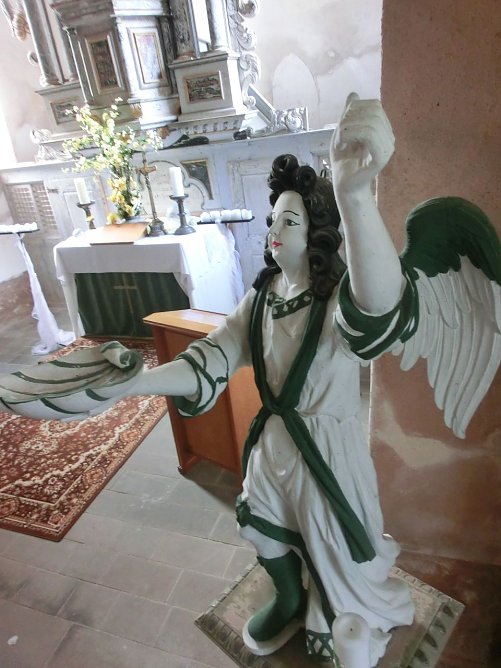 Taufengel wurde restauriert (Foto: Thomas Ahlheim)