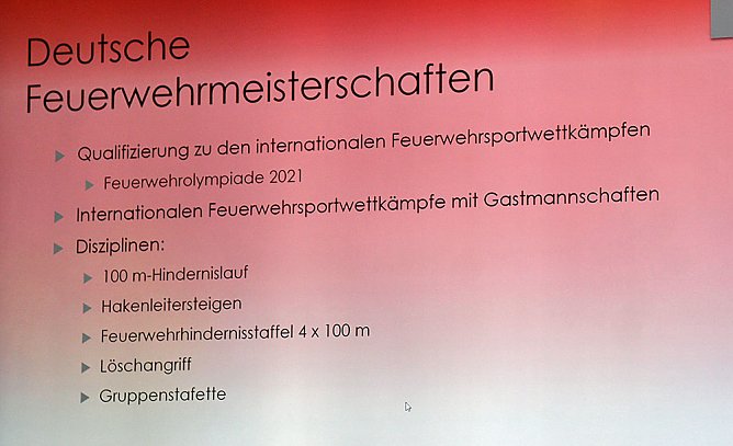 Vorschau auf die Deutschen Feuerwehrmeisterschaften (Foto: Karl-Heinz Herrmann) Vorschau auf die Deutschen Feuerwehrmeisterschaften (Foto: Karl-Heinz Herrmann)