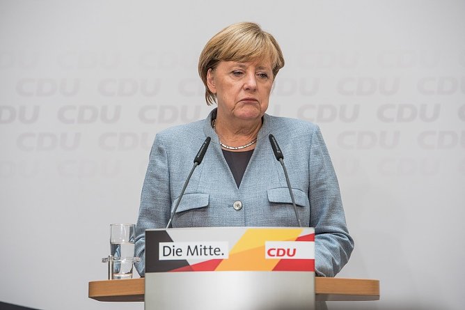 Bundeskanzlerin Angela Merkel (Foto: Jonas Schmidt 1989)