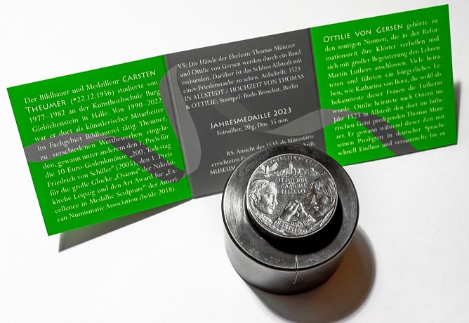 Jahresmedaille (Foto: Tourist-Information Südharz ) Jahresmedaille (Foto: Tourist-Information Südharz )