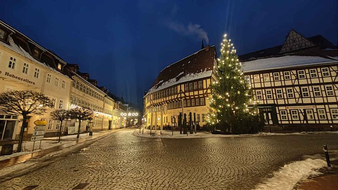 Stolberg im abendlichen Glanz (Foto: P.Blei)
