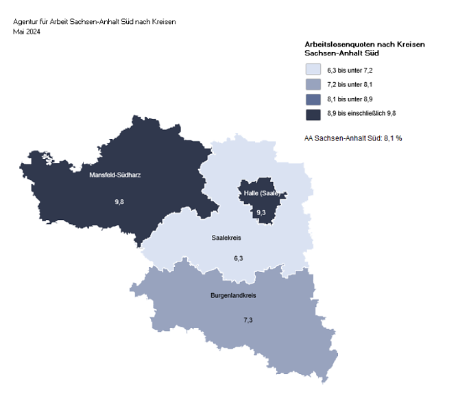 Arbeitsmarktdaten für Mai (Foto: Agentur für Arbeit) Arbeitsmarktdaten für Mai (Foto: Agentur für Arbeit)