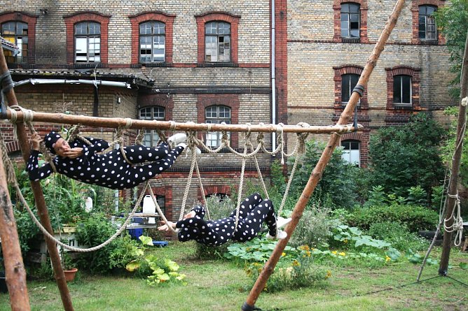 Artistik-Training an der CircusM&uuml;hle bei Kelbra (Foto: Ulrich Reinboth)