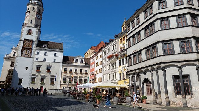 Der Untermarkt und der Rathausturm (Foto: ch.g.)