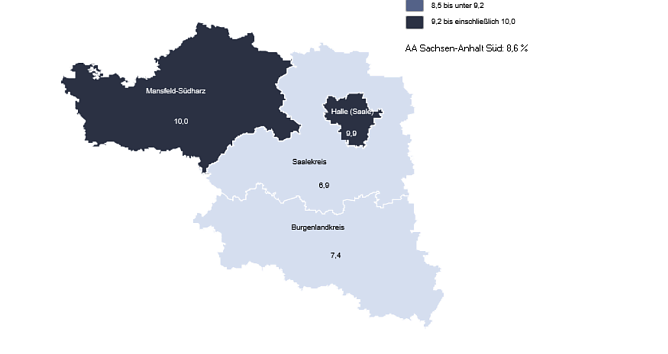 Blick auf den Arbeitsmarkt in Mansfeld-S&uuml;dharz. (Foto: Quelle: Arbeitsagentur S&uuml;d)