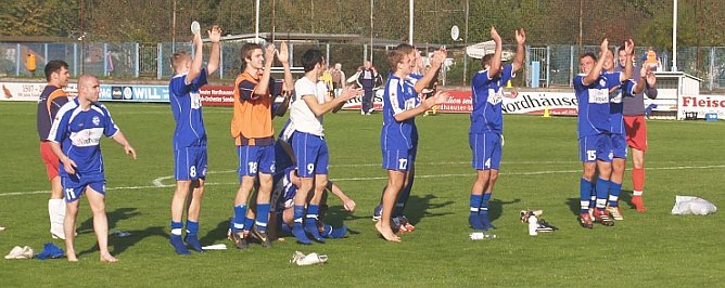 Jubel nach 95 Minuten (Foto: nnz) Jubel nach 95 Minuten (Foto: nnz)