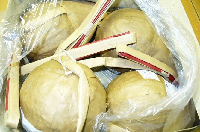 Gro&szlig; wie Tennisb&auml;lle (Foto: Zoll)