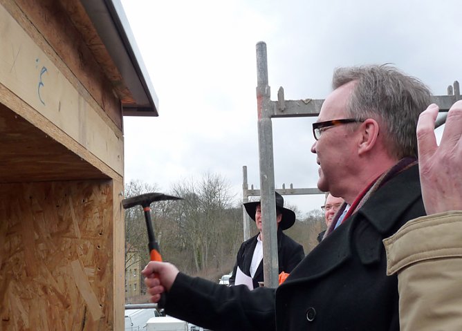 Richtfest gefeiert (Foto: Karl-Heinz Herrmann)