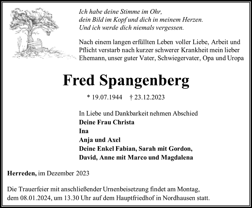 Traueranezige (Foto: Bestattungshaus  E. Schade)