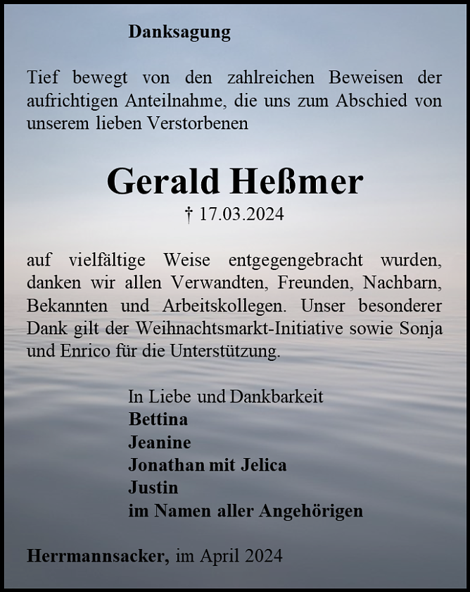 Danksagung (Foto: Schade)