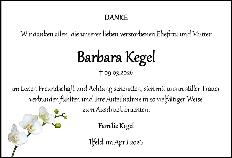 Danksagung (Foto: Schade)