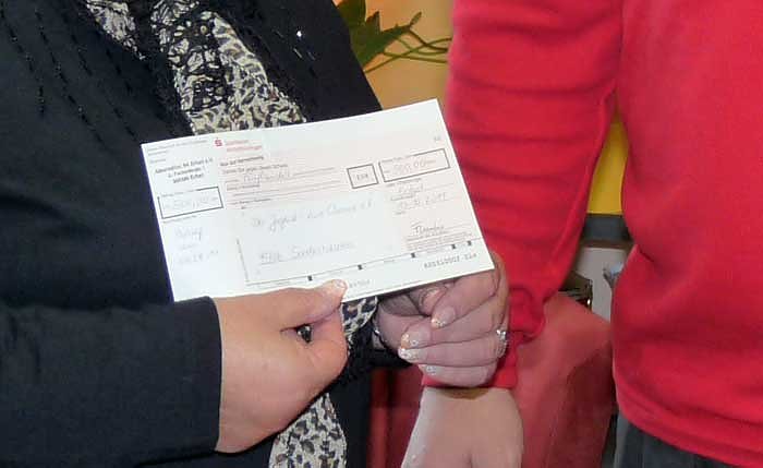 Unterst&uuml;tzung f&uuml;r Jugendweihe