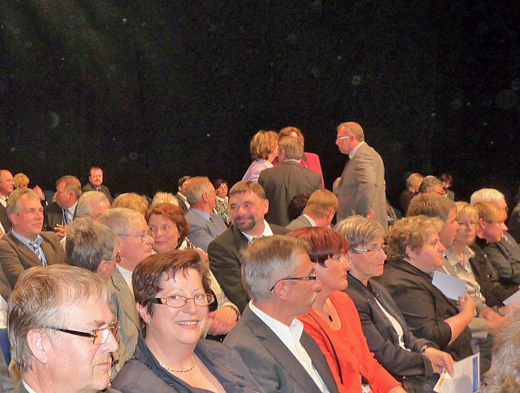 Beim Jahrsempfang in Erfurt
