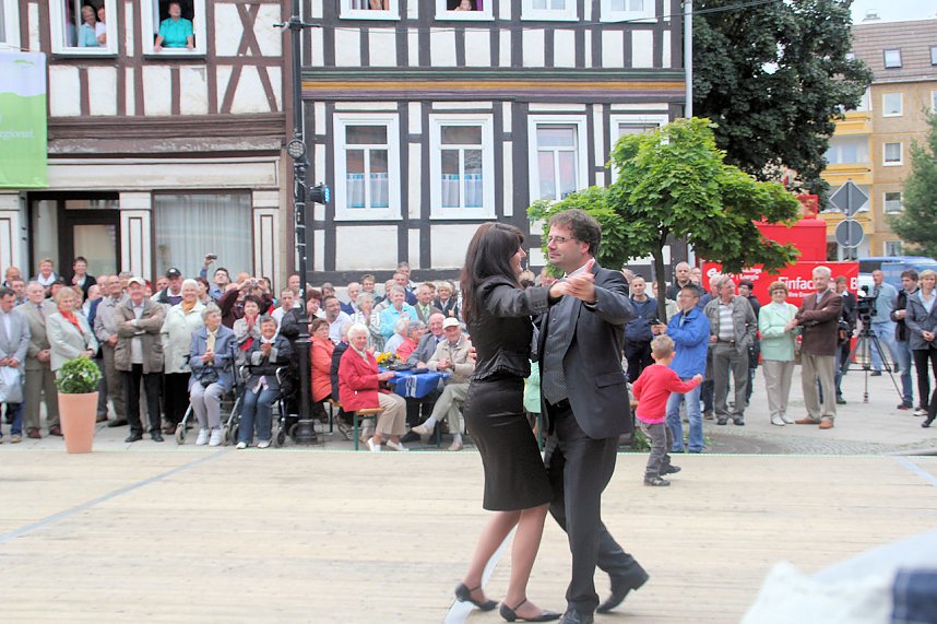Am Zierbrunnen getanzt
