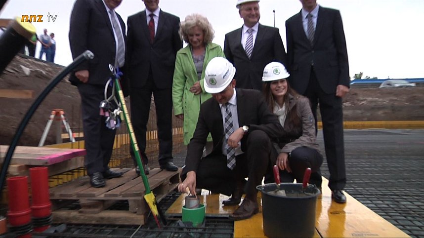 Grundsteinlegung f&uuml;r neues Autohaus