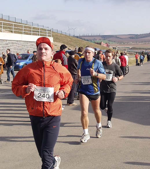 Lauf auf der Autobahn A71