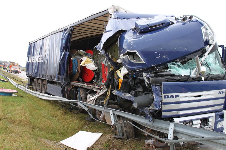 Schwere Unfall auf der A 38