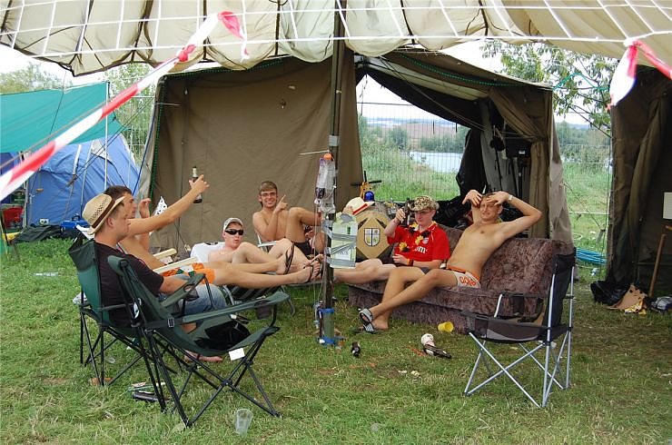 Party bis in die Nacht