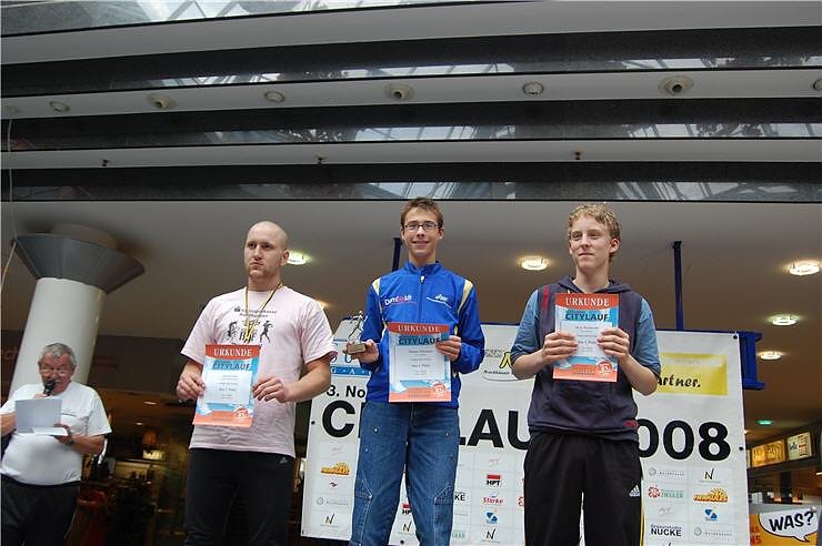 Siegerehrung Citylauf 2008