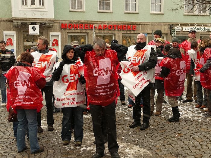 Warnstreik in Nordhausen