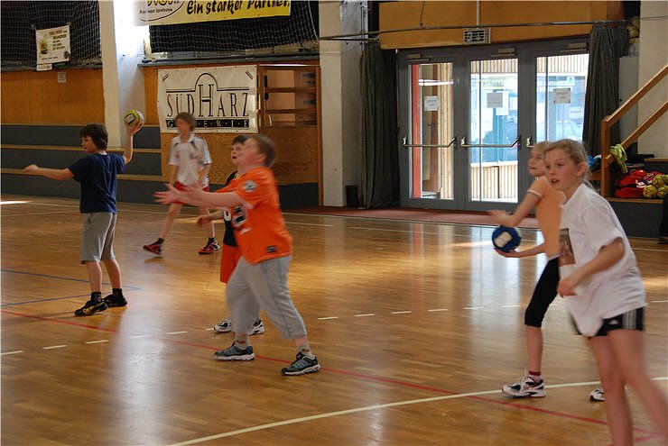 Handball-Oster-Camp. NNZ-City Scout on Tour