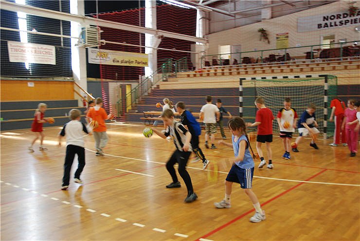 Handball-Oster-Camp. NNZ-City Scout on Tour