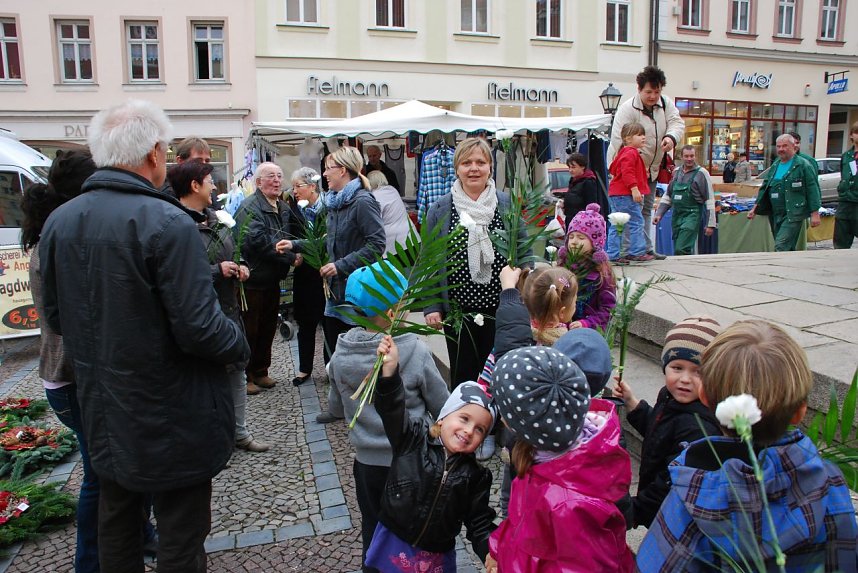 Wie immer, wenn die Kleinen der Tagesst&auml;tte "Die Kirchenm&auml;use" unterwegs sind, herrschte auch heute Morgen ausgelassene Stimmung.
