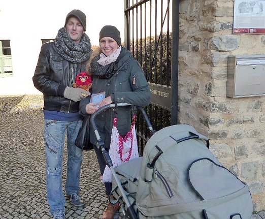 Beteiligt sich ebenfalls mit lauter sch&ouml;nen Gaben an der Weihnachtsp&auml;ckchenaktion: Familie Hammer aus Hettstedt